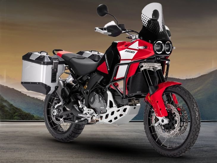 Ducati DesertX Discovery Price; Speed | Range, Features Details | डुकाटी डेजर्टएक्स डिस्कवरी लॉन्च, कीमत ₹21.78 लाख: एडवेंचर बाइक में मारुति ऑल्टो से भी ज्यादा पावरफुल इंजन; ट्रैक्शन कंट्रोल, कॉर्नरिंग ABS जैसे फीचर्स