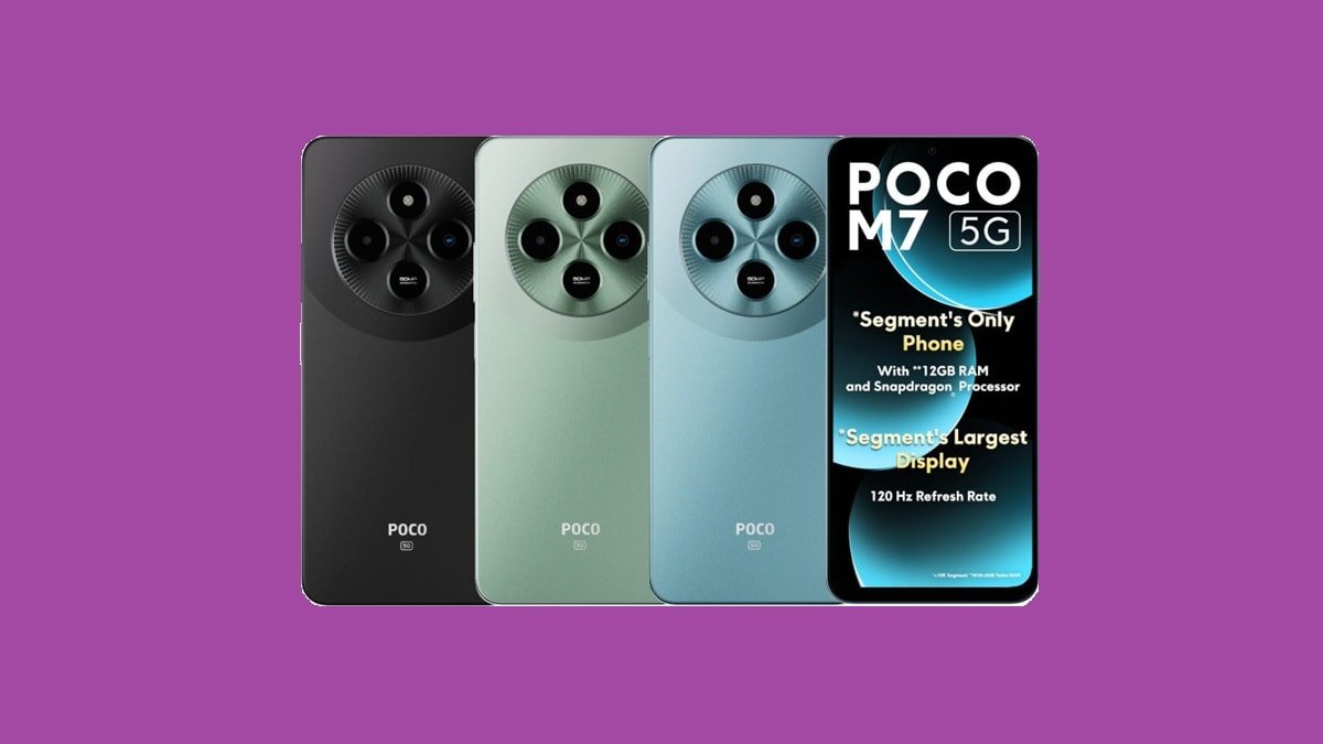 POCO M7 5G sale price in india rs 9999 with 8GB ram 50MP camera 5160mah battery discount offer price cut