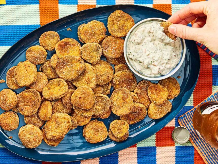 What’s Better Than Fried Pickles? These Fried Pickles Dipped in Bacon-Ranch