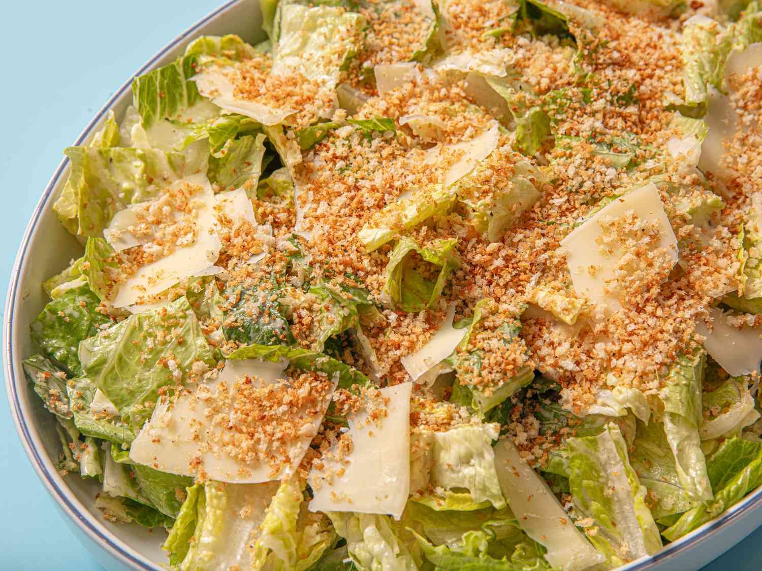 Replace your salad croutons with toasted breadcrumbs for a restaurant-level salad.