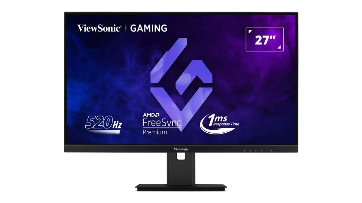 ViewSonic XG2737 Gaming Monitor with 27 inch display 520Hz refresh rate launched features