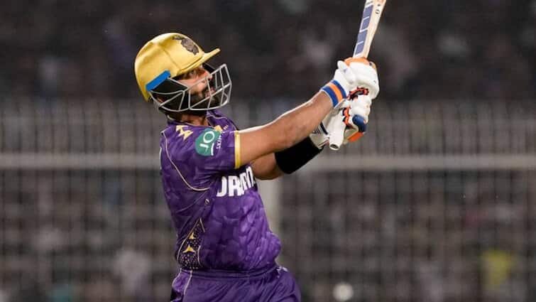 kkr vs rcb ipl 2025 kolkata knight riders captain ajinkya rahane slams fifty in just 25 balls against royal challengers bengaluru