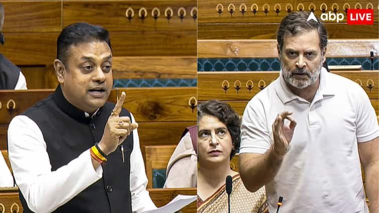 Sambit Patra compared Rahul Gandhi to Rohit Sharma Congress created ruckus in Lok Sabha