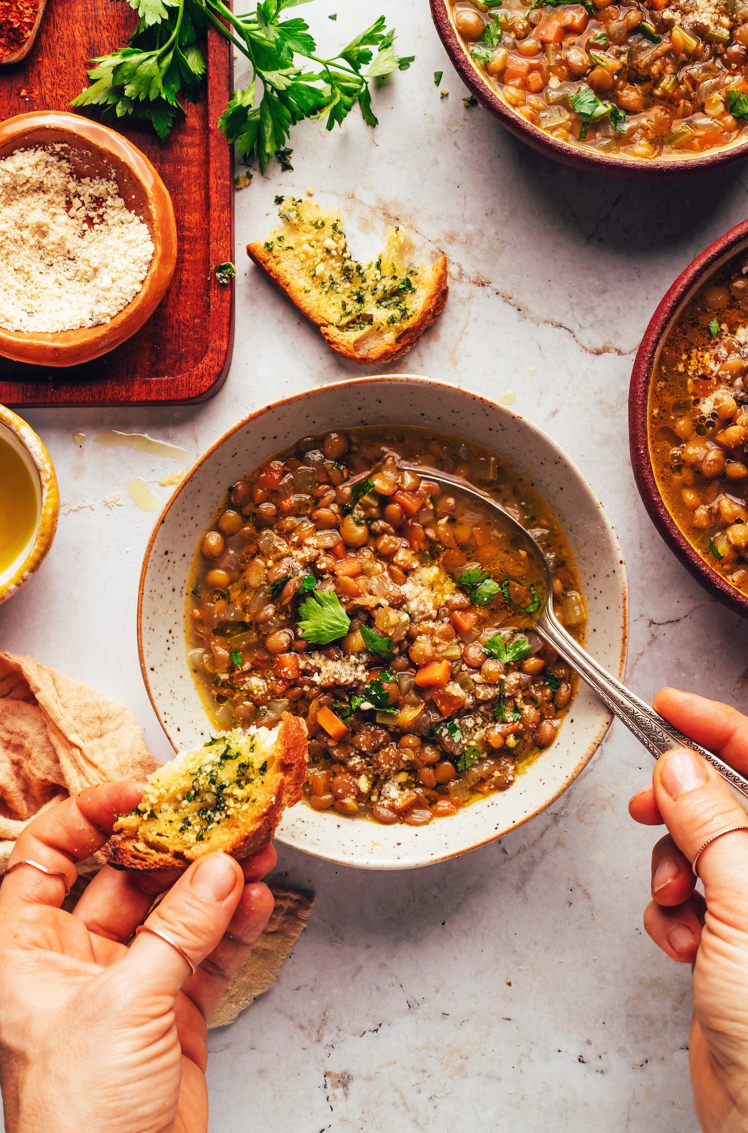 Italian Lentil Soup (Zuppa di Lenticchie)