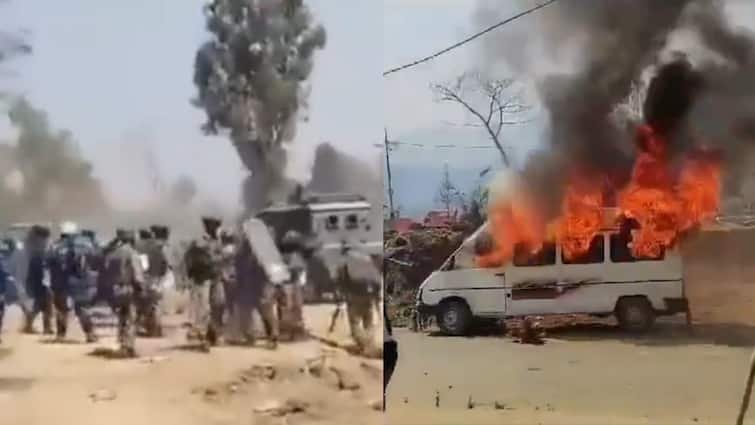 manipur free movement clash between kuki community security forces Curfew imposed in some areas