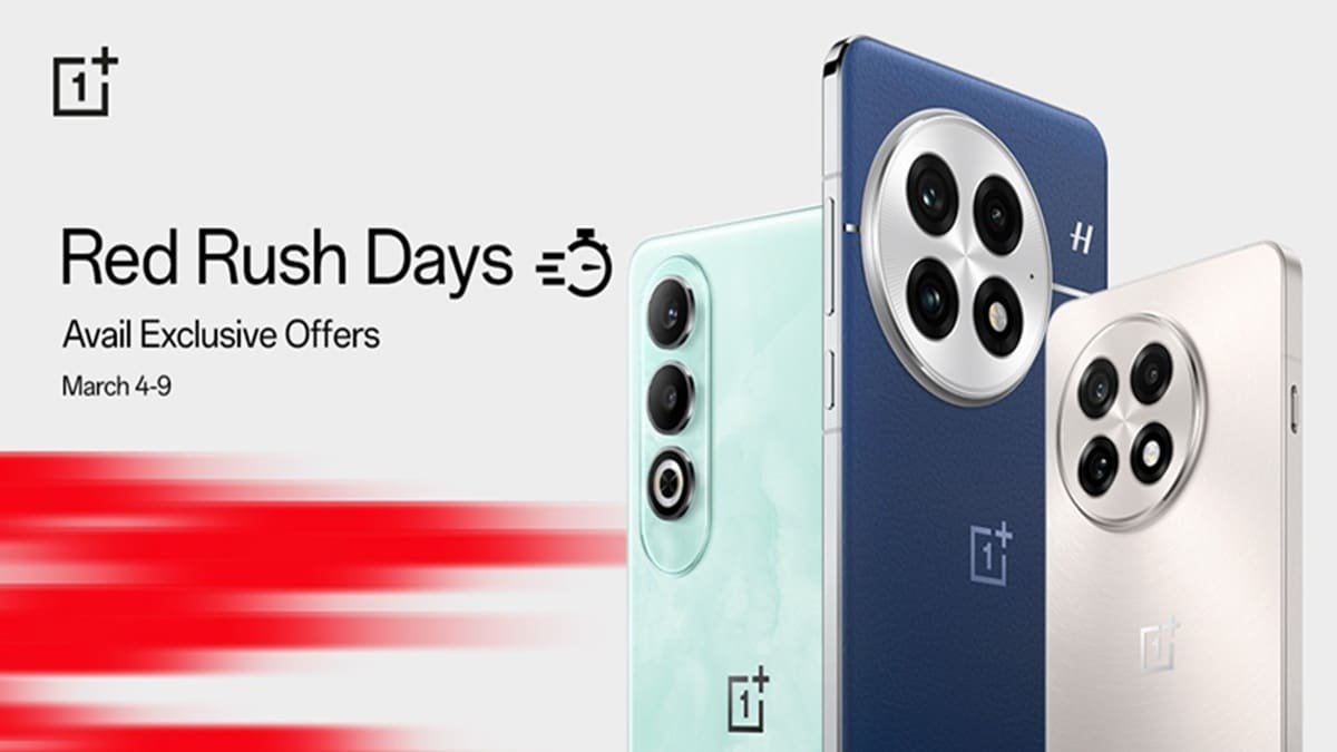 OnePlus Red Rush Days Sale Offers Discount on OnePlus 13 Smartphone Watch Earbuds Tablet