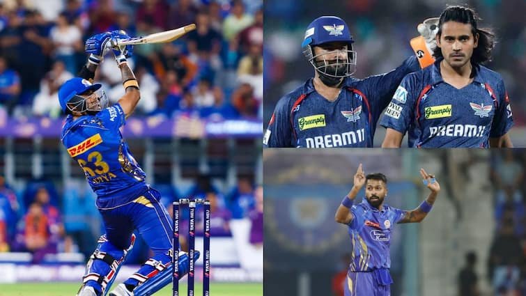 ipl 2025 lsg vs mi full match highlights lucknow super giants beats mumbai indians by 12 runs thrilling contest hardik pandya suryakumar yadav rishabh pant