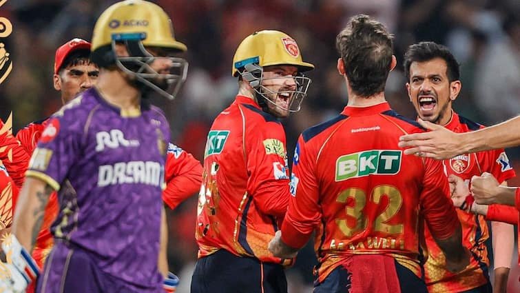 Punjab Kings won by 16 runs Lowest Score defended against KKR Yuzvendra chahal 4 wickets IPL 2025