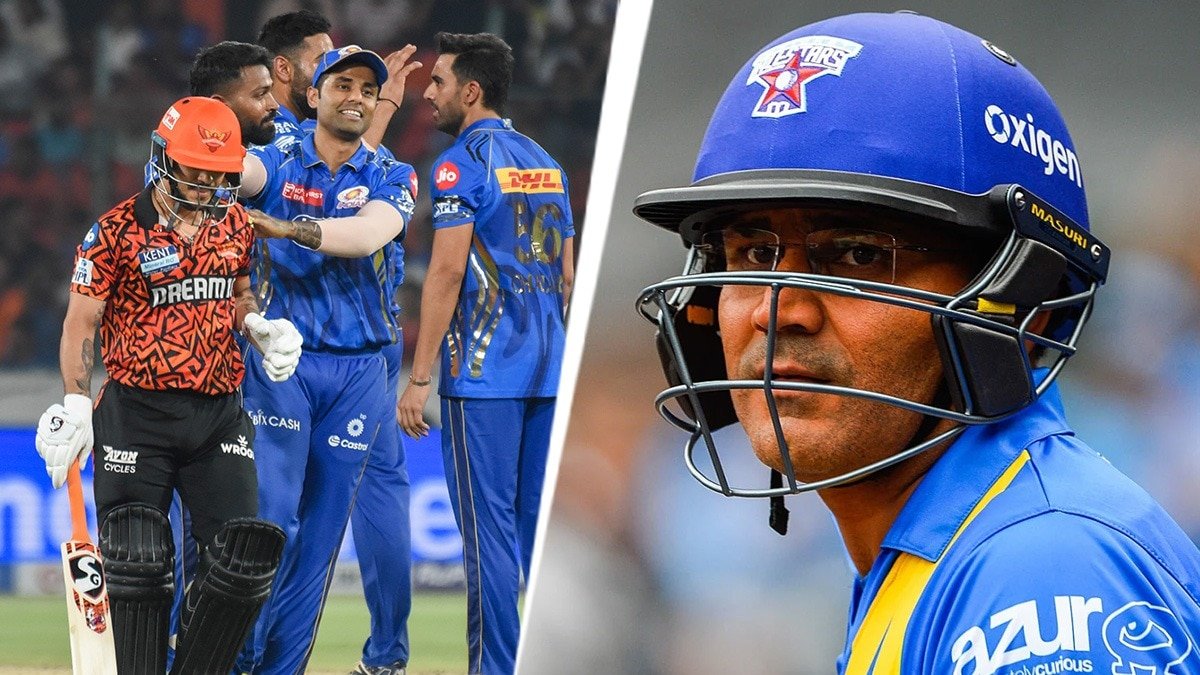 Ishan Kishan out or not – ‘अंपायर पैसे ले रहा है…’, IPL में ईशान किशन के आउट होने पर बवाल, वीरेंद्र सहवाग ने कसा तंज, बोले- ईमानदारी समझ नहीं आई, VIDEO – SRH vs MI IPL 2025 Virender Sehwag took jibe over Ishan Kishan dismissal Said umpire paise le raha hai Imandari Samjh Nahi aayi watch Video tspok