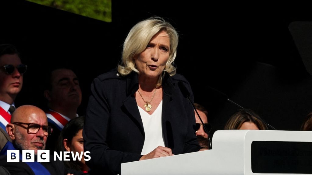 Marine Le Pen claims conviction a ‘political decision’ at Paris rally