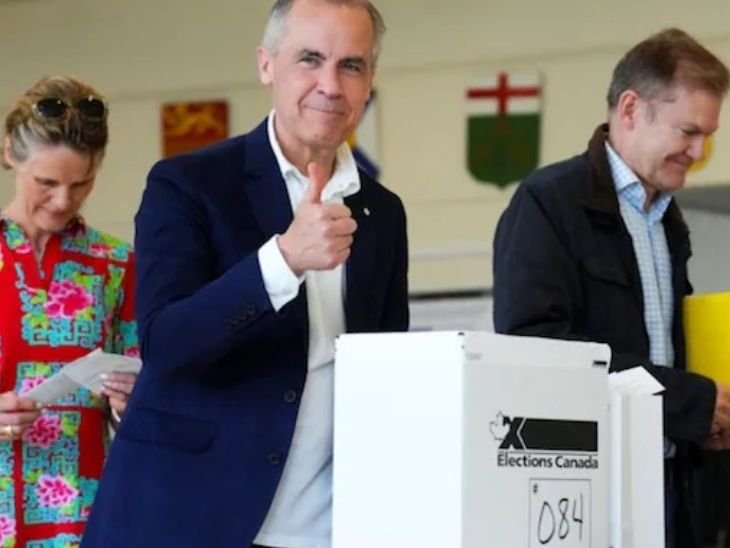 Canada general elections voting result mark carney Pierre Poilievre | कनाडा में आम चुनाव के लिए वोटिंग खत्म: PM कार्नी की लिबरल पार्टी को बढ़त, 21 सीटें जीतीं; कंजर्वेटिव पार्टी को 9 सीटें मिलीं