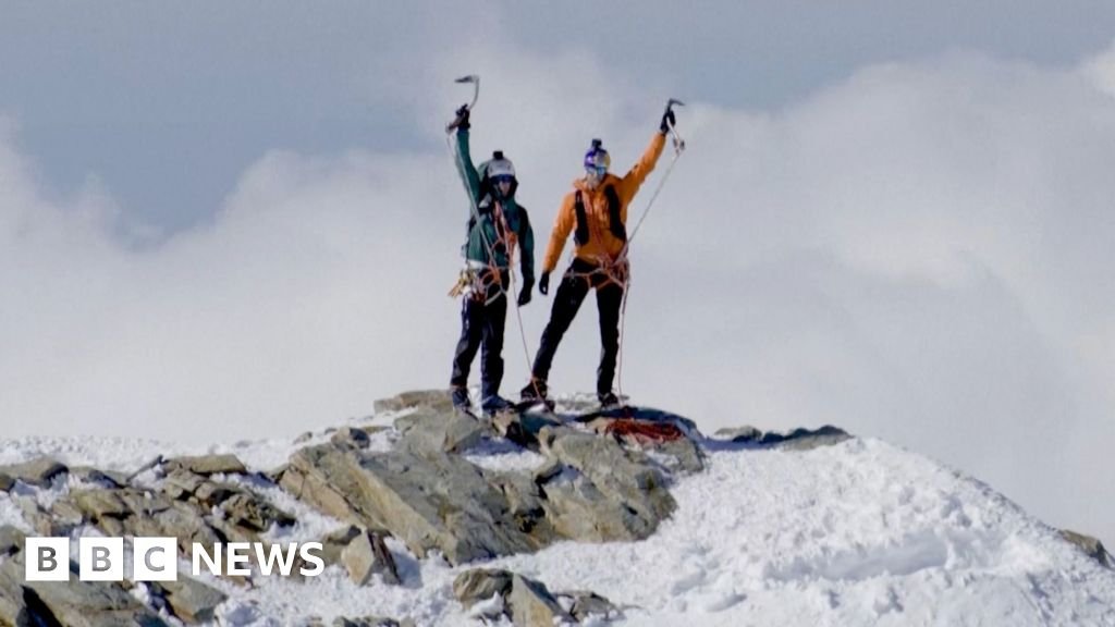 New speed climbing record set in the Swiss Alps