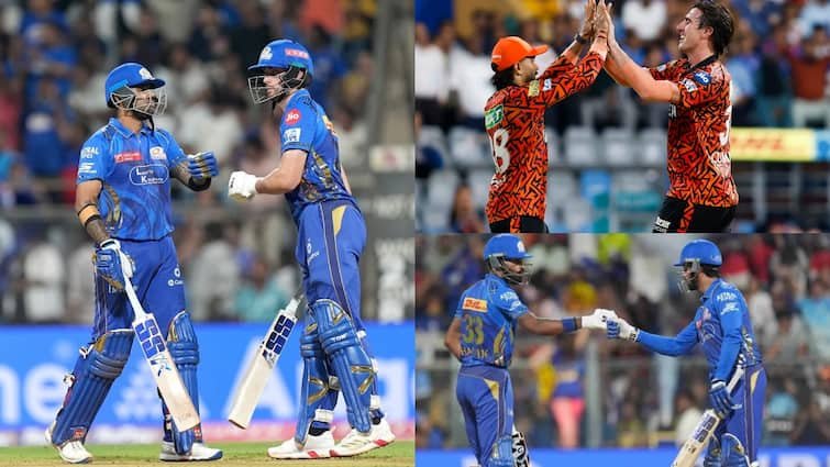 mi vs srh highlights mumbai indians beats sunrisers hyderabad by 4 wickets pat cummins suryakumar yadav rohit sharma ipl 2025 mi vs srh result
