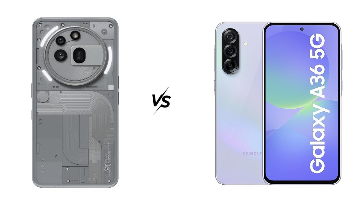 Nothing Phone 3a Pro vs Samsung Galaxy A36 which one is better under rs 30000 full specifications comparison