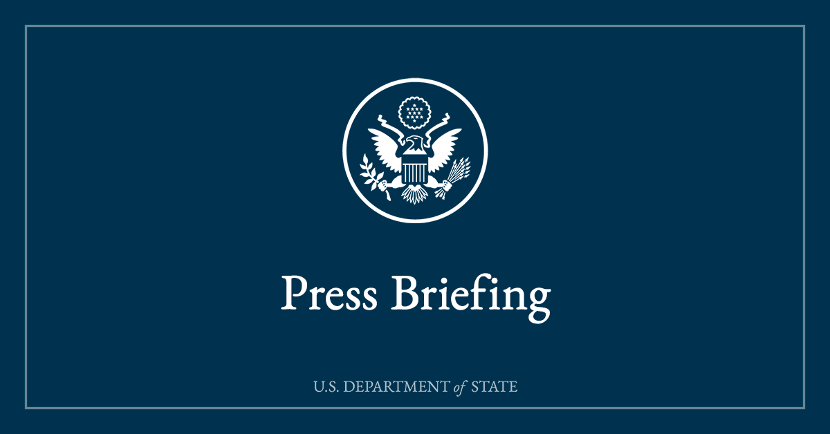 Department Press Briefing – May 27, 2025