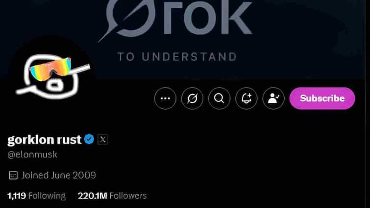 Elon Musk changed his X username to Gorklon Rust Know what is its meaning