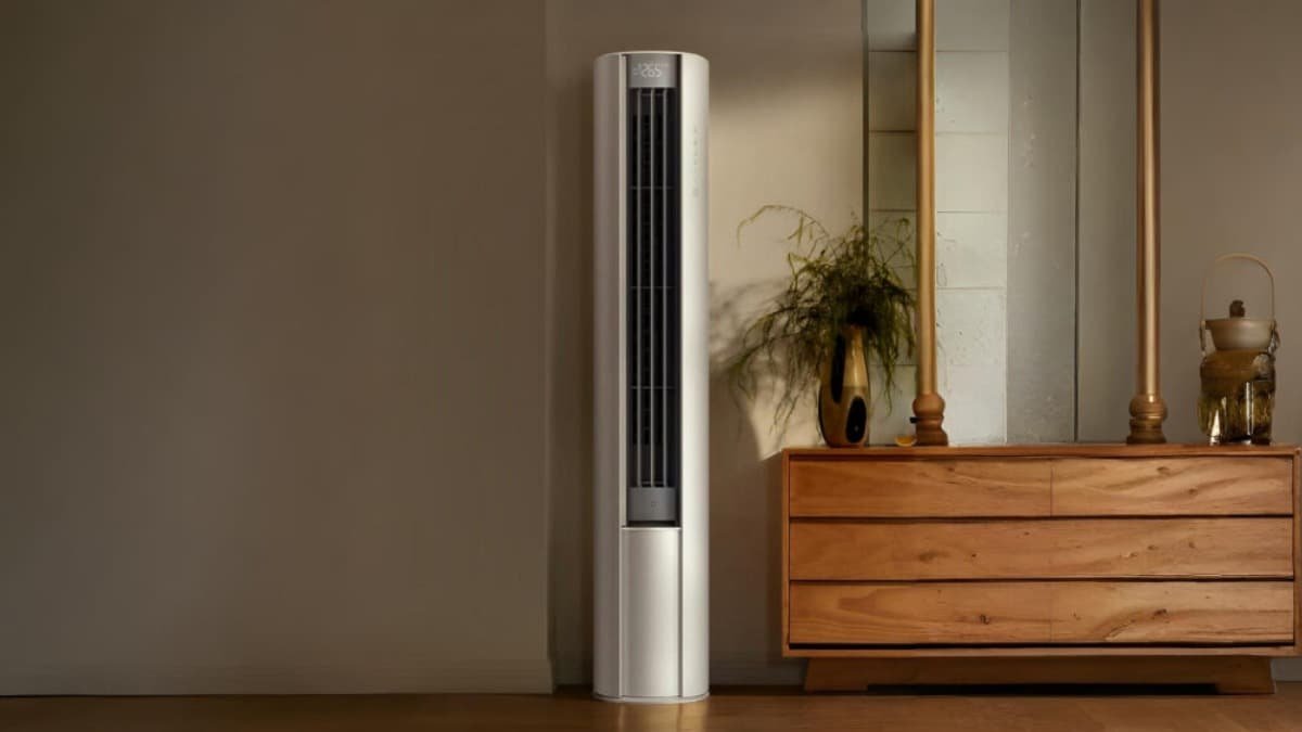 Xiaomi MIjia Ultra Efficient Standing AC Launch Price 5000 CNY Cools in 40 Seconds Self Cleaning Specifications Availbility
