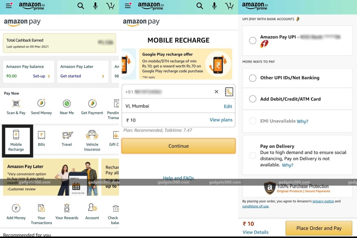 Amazon App के जरिए कैसे करें मोबाइल फोन रीचार्ज? ये रहा आसान तरीका…