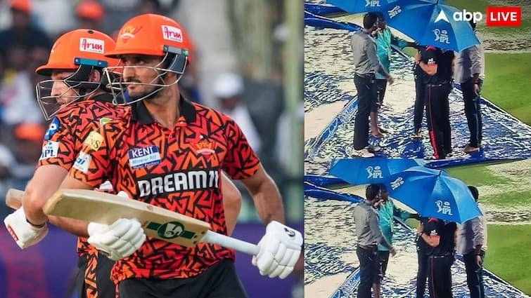 DC vs SRH match no result due to rain ipl points table update of Bangalore Gujarat Delhi Hyderabad Mumbai Indian match update