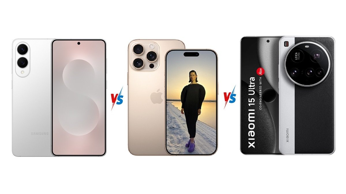 Samsung Galaxy S25 Edge vs Xiaomi 15 Ultra vs iPhone 16 Pro Check which is Best Flagship Phone