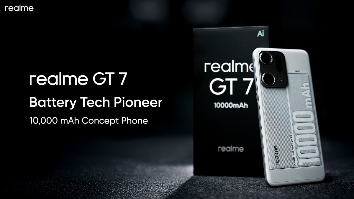 Realme Unveils GT Concept Phone with 10000mAh Battery 320W Fast Charging Design Reveal Slim Profile All Details
