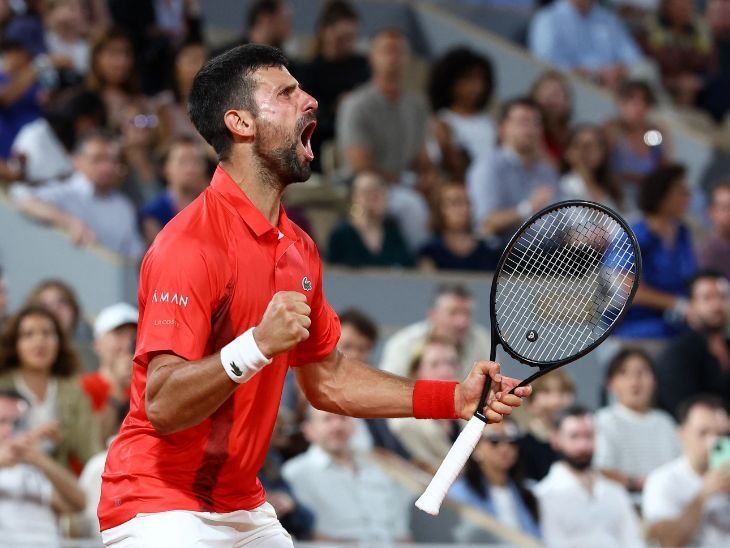 French Open 2025 Updates; novak djokovic | jannik sinner alexander zverev | जोकोविच लगातार 16वीं बार फ्रेंच ओपन के चौथे दौर में: वर्ल्ड नंबर-1 सिनर भी जीते, ज्वेरेव ने फ्लावियो को सीधे सेटों में हराया