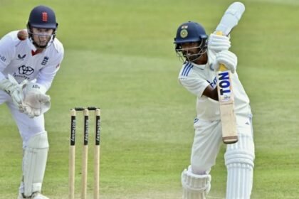 India A-England Lions first unofficial Test draw | इंडिया ए-इंग्लैंड लायंस के बीच पहला अनऑफिशियल टेस्ट ड्रॉ: भारत की ओर से दूसरी पारी में 4 अर्धशतक लगे; इंग्लिश टीम 587 पर ऑलआउट