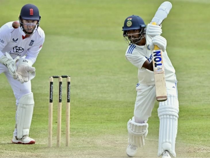 India A-England Lions first unofficial Test draw | इंडिया ए-इंग्लैंड लायंस के बीच पहला अनऑफिशियल टेस्ट ड्रॉ: भारत की ओर से दूसरी पारी में 4 अर्धशतक लगे; इंग्लिश टीम 587 पर ऑलआउट